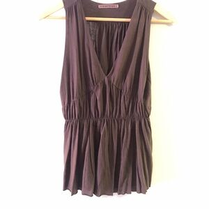 Velvet Chocolate Brown Top